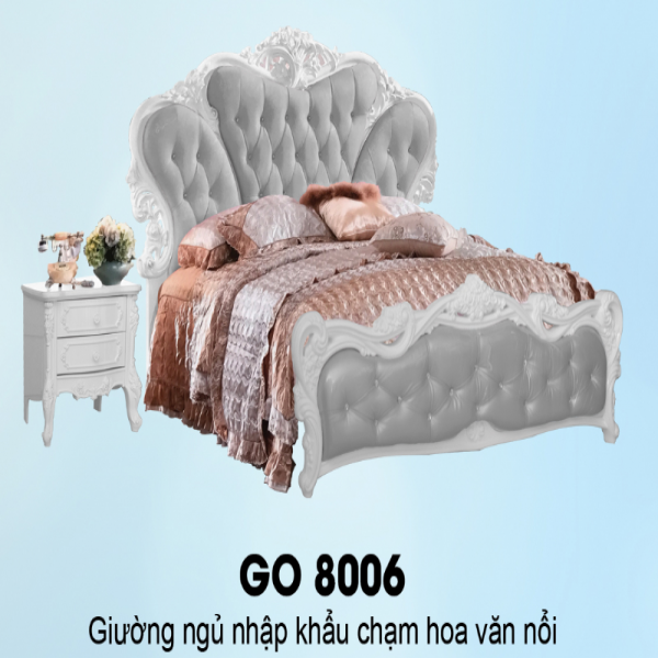 Giường ngủ Louis 8006